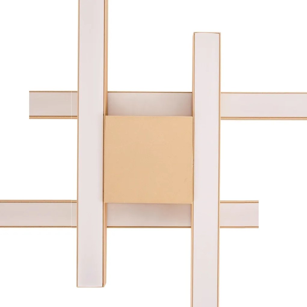 Plafon Lara 73X73Cm Led 48,8W Bivolt | Usina 19275/73 (GF-M Grafite Metálico, 4000k)