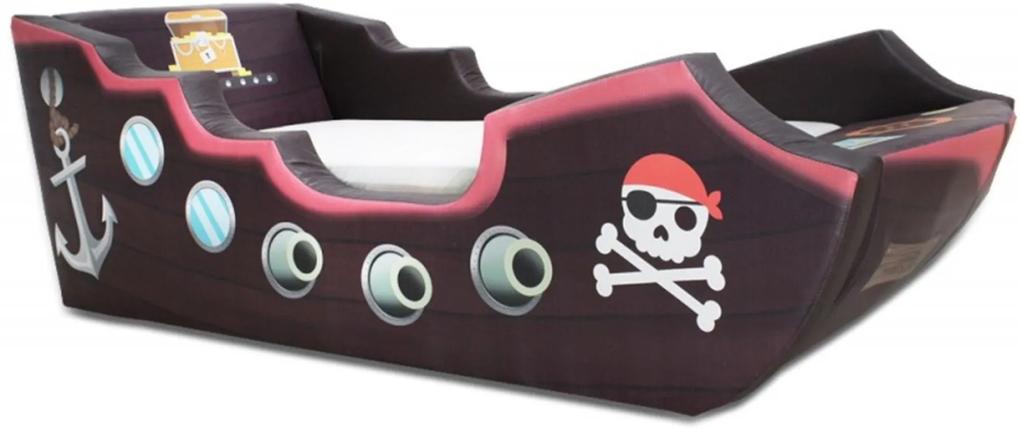 Cama Infantil Pirata - Cama Carro Marrom