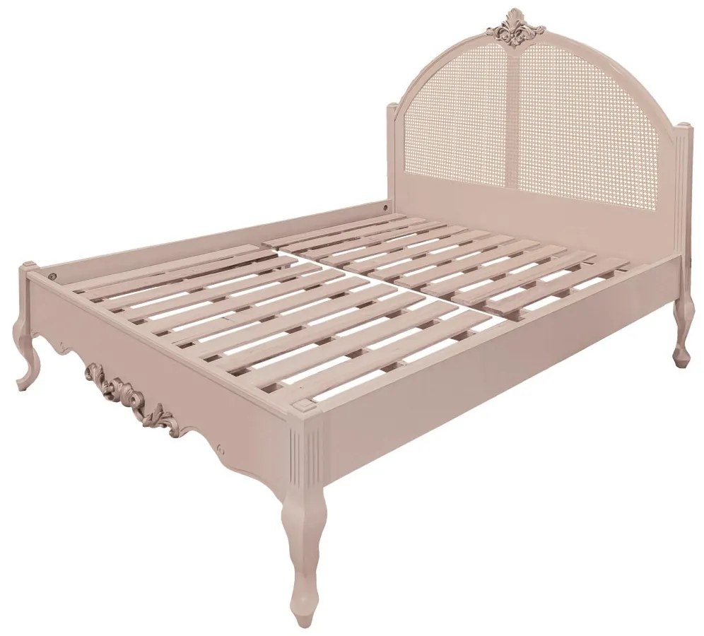 Cama Casal Queen Lavanda com Palha - Fendi Nouveau Provençal Kleiner