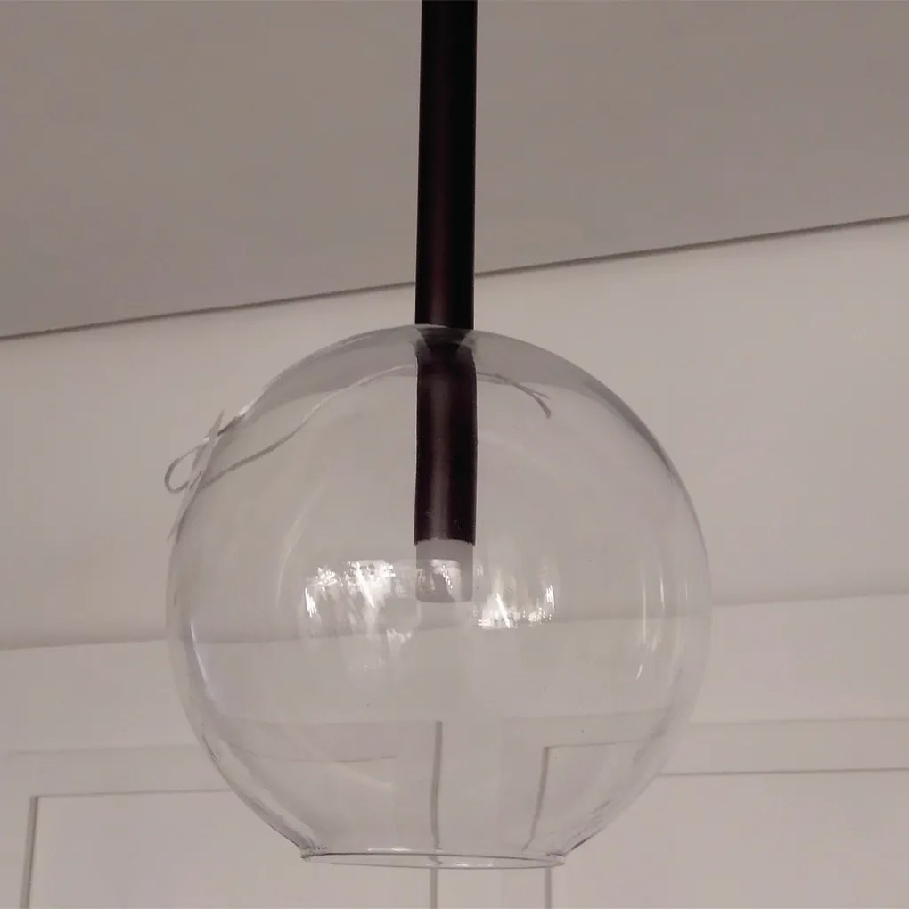 Pendente Ball Ø25X76,4Cm Led 5W - Usina 19725/25 (ND-F - Nude Fosco, 3000k, 220v)