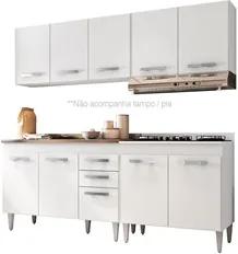 Cozinha Modulada 4 Módulos Composição 5 Branco - Lumil Móveis