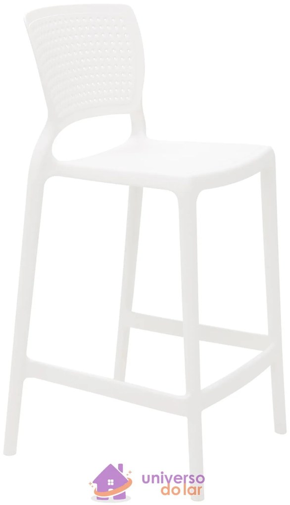 Cadeira Tramontina Safira Alta Residência em Polipropileno e Fibra de Vidro Branca - Tramontina  Tramontina
