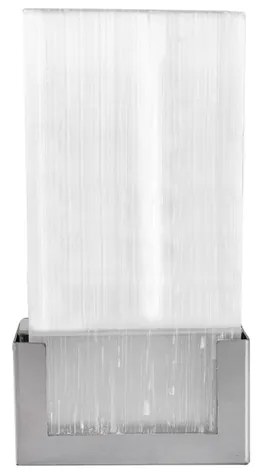 Arandela Led Aluminio Cristal De Rocha 5w 3000k