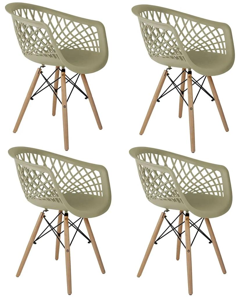 Conjunto 4 Cadeiras Web Fendi Dsw - Empório Tiffany
