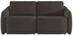Sofá Cama Casal para Sala 176cm Polska Z08 Veludo Marrom - Mpozenato