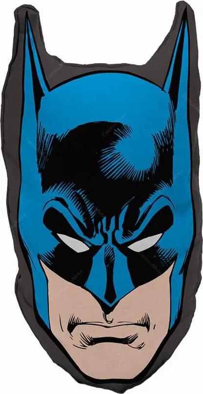 Almofada DC Comics Batman Face Azul e Preto em Poliester - Urban