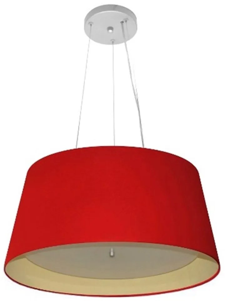 Pendente Cone Vermelho MJ-4144 Para Mesa de Jantar e Estar