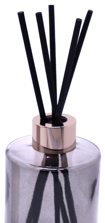 Kit Difusor e Porta Sabonete Liquido de Vidro Preto - Indo Decorar