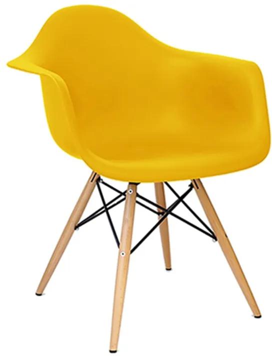 Cadeira Bristol em Polipropileno Amarela