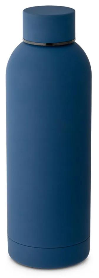 Squeeze Emborrachado Aço Inox 550ml - Azul
