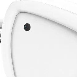 Poltrona do Papai Reclinável Kalie Power Touch Massagem FH9 PU Branco