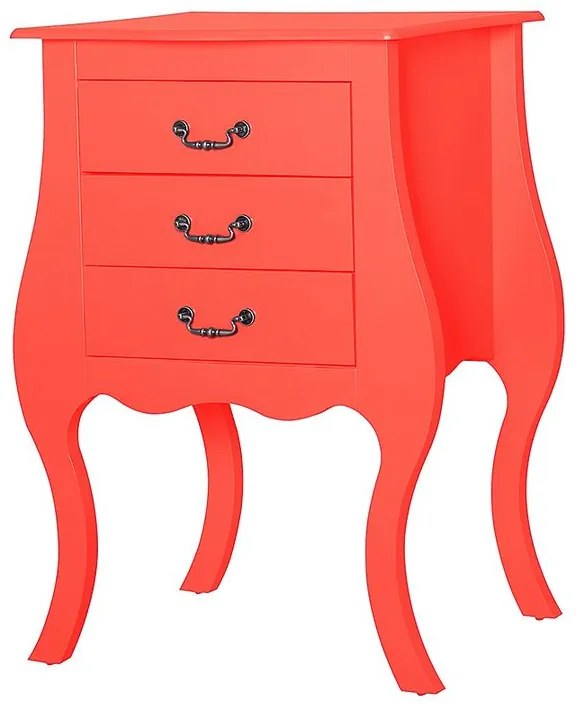 Cômoda Bombê Alta 3 Gavetas - Wood Prime MY 27093