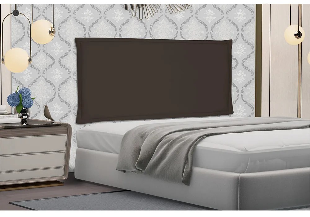 Cabeceira Painel Garden Para Cama Box King 195 cm Suede - D'Rossi - Café