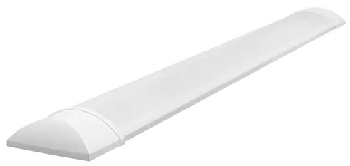 Plafon Led Sobrepor Retangular 36W Branco Flat - LED BRANCO QUENTE (3000K)