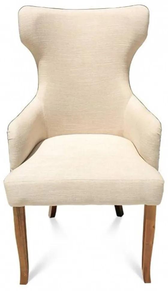 Cadeira Bergere Madeira Maciça Design Clássico