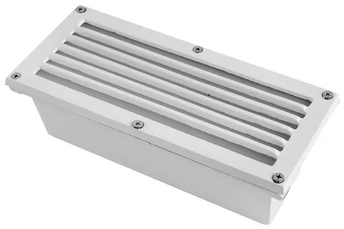 Balizador Embutir 15W Aluminio Vidro Ip65 - BRANCO