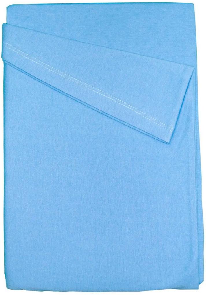 Lençol de Berço Baby Deluxe com Elástico Azul Liso