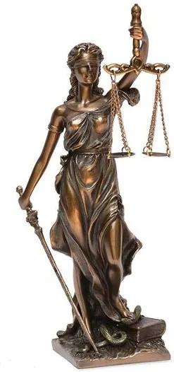 Escultura Deusa da Justiça em Resina
