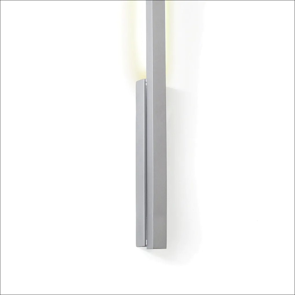 Arandela Corel Desalinhada 4,2X2,6X59,5Cm Fita Led Metal Alumínio - Ol... (BRANCO, 220v)