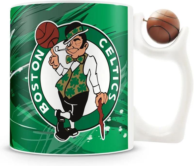 Caneca Alça Bola Personalizada Celtics (Basquete)