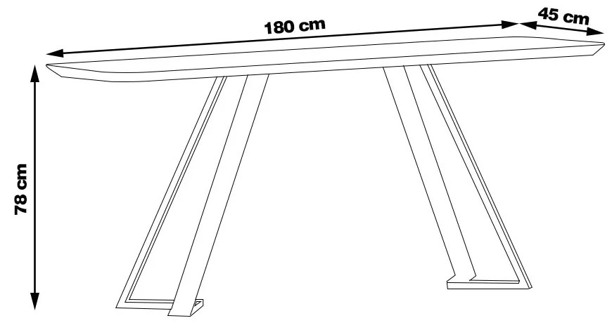 Aparador Decorativo 180cm Efron Preto G13 - Gran Belo