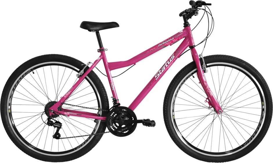 Bicicleta Status Bike Aro 29 21v Shimano Status Belissima (V-Brake) - Rosa