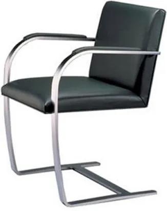 Cadeira Brno 255 Estrutura em Aço Inox Cremon Design by Ludwig Mies van der Rohe