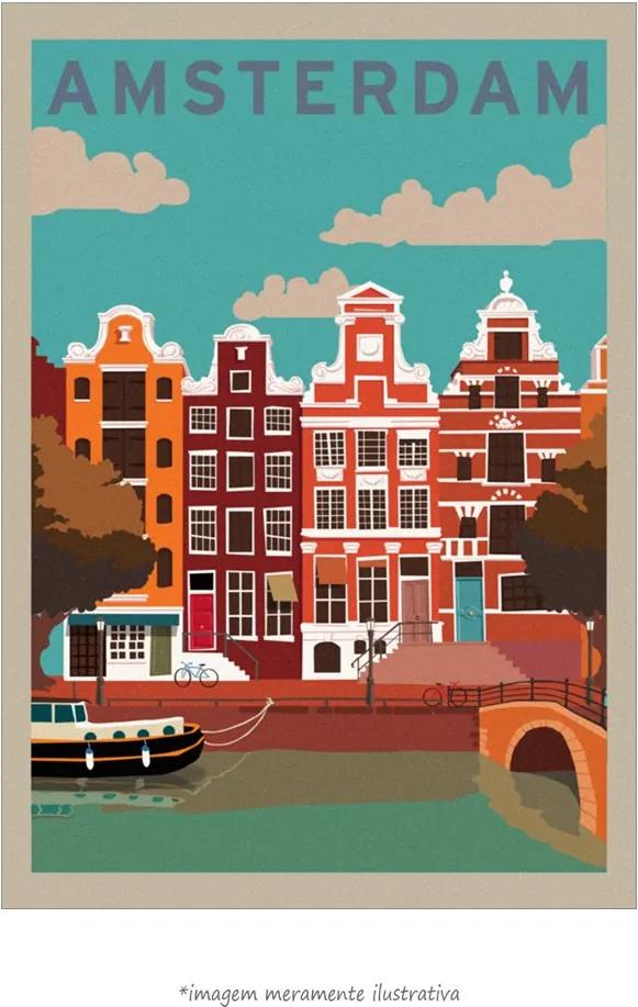 Poster Amsterdam (20x30cm, Apenas Impressão)