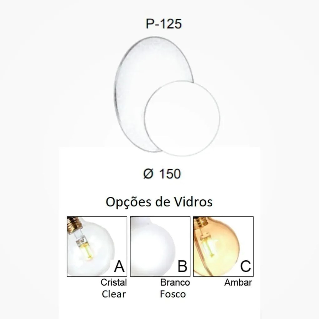 Arandela Ø15X12,5Cm Metal E Globo Ø10Cm 01Xg9 |Old Artisan Ar-5524 (BRANCO / COBRE BRILHO, FOSCO (BRANCO))