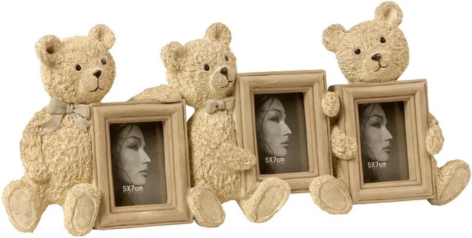 Porta-Retrato de Resina Decorativo 3x4 Bear