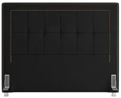 Cabeceira Cama Box Casal King 195cm Paolla P02 Veludo Preto - Mpozenat