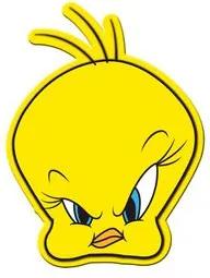 Placa Decorativa de Metal Recortada Piu Piu Looney TunesLooney Tweety Big Head Am