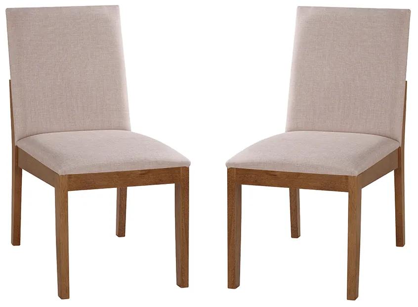 Conjunto 2 Cadeiras de Jantar Hannah - Wood Prime MF 31981