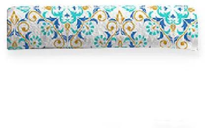Toalha de Rosto Teka Estampada Arabesco Azul Ariel - Coleção Nice