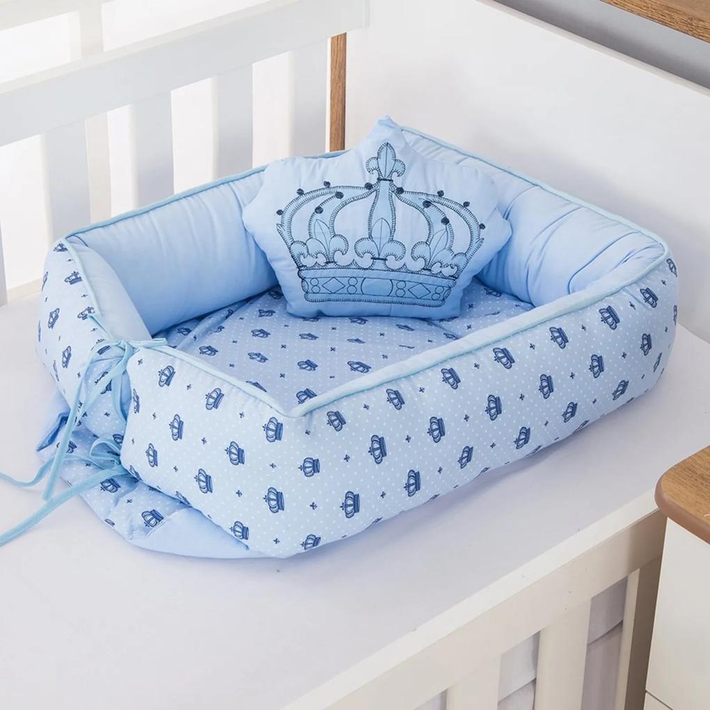 Ninho Redutor de Berço Dôda Baby Imperial Príncipe Azul Bebê 2 Peças