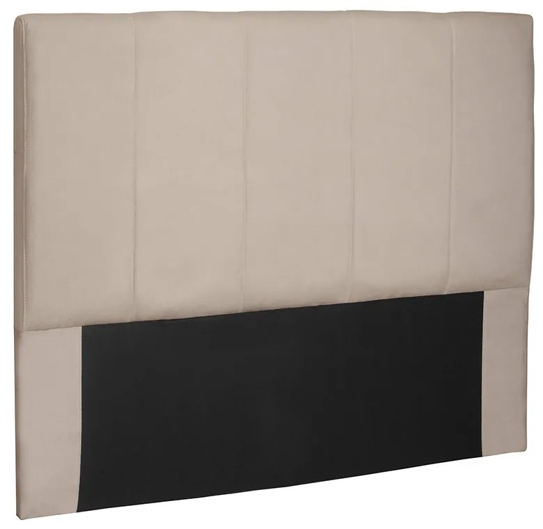 Cabeceira Arizona Para Cama Box Solteiro 90 cm Suede Bege - D'Rossi