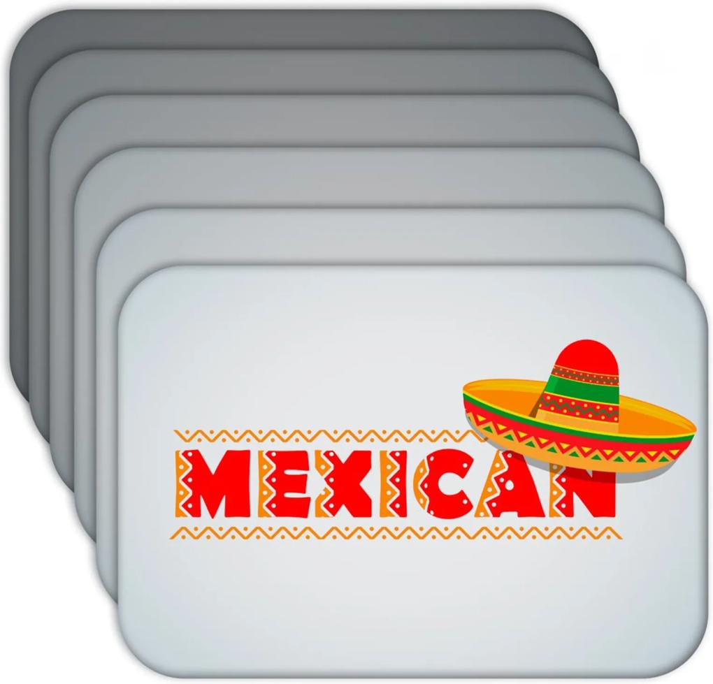 Jogo Americano Love Decor   Mexican Kit Com 6 Peças