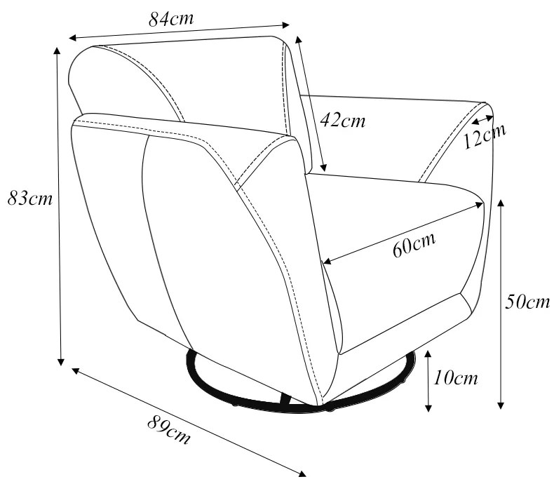 Kit 2 Poltronas Decorativas Valentina Sala de Estar Giratória Couro Azul Turquesa Manchado G40 - Gran Belo