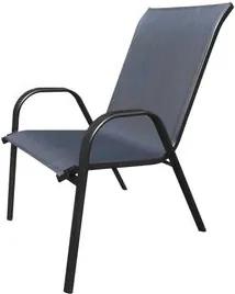 Cadeira de Metal NDI Textilene Preta 55x92cm