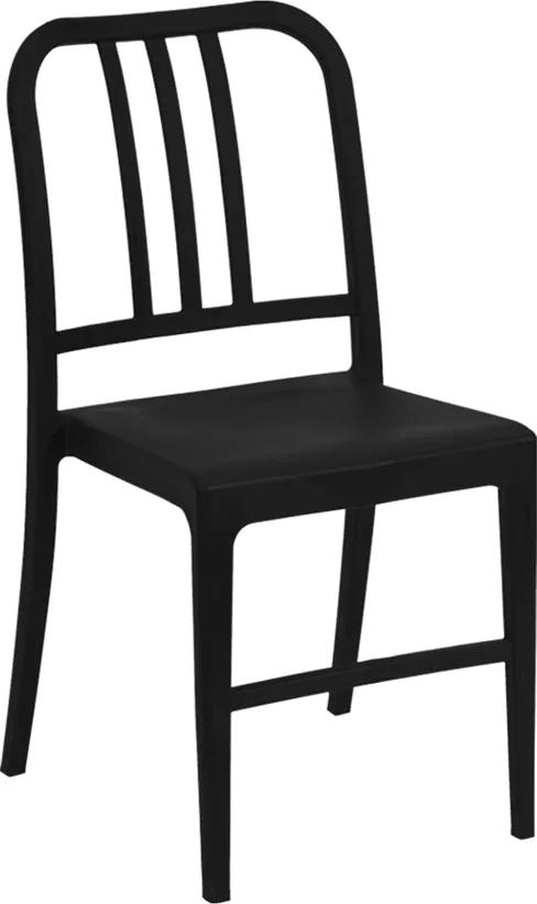Cadeira Hard Beta Polipropileno Preto