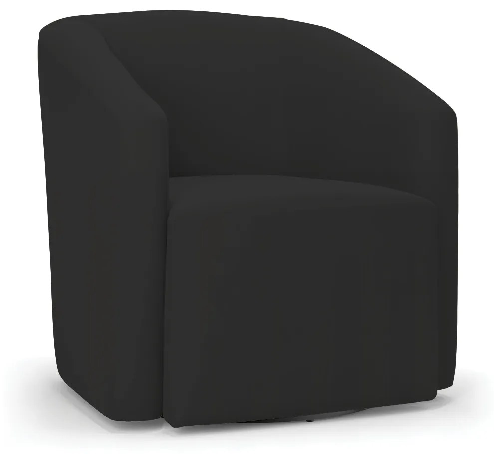 Poltrona Decorativa Base Giratória Kit 2 Stella Max Veludo Preto D03 - D'Rossi