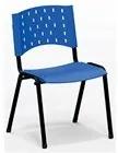 Cadeira Empilhável De Plástico Para Recepção CA300 Azul Lafatelli