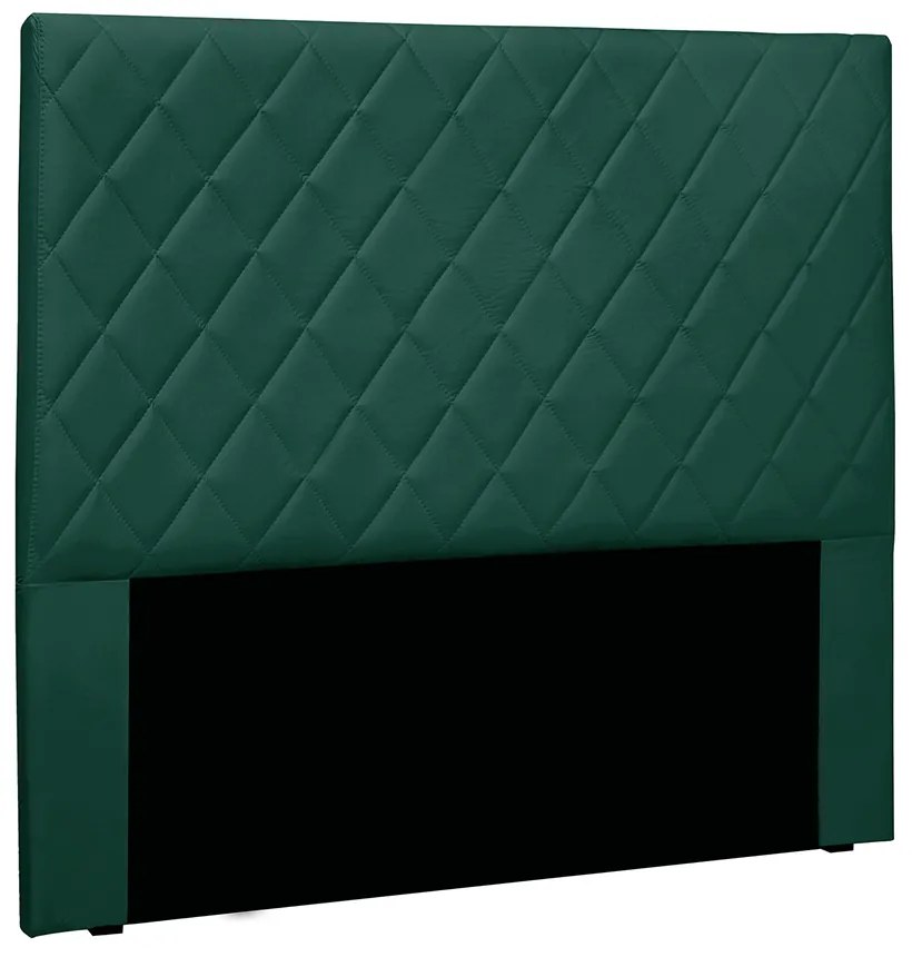 Cabeceira Cama Box Queen 160 cm Dubai Veludo Verde S04 - D'Rossi