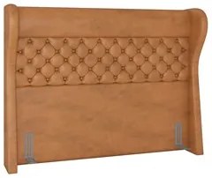 Cabeceira Cama Box Casal 140cm Trinidad P02 Sintético Caramelo - Mpoze