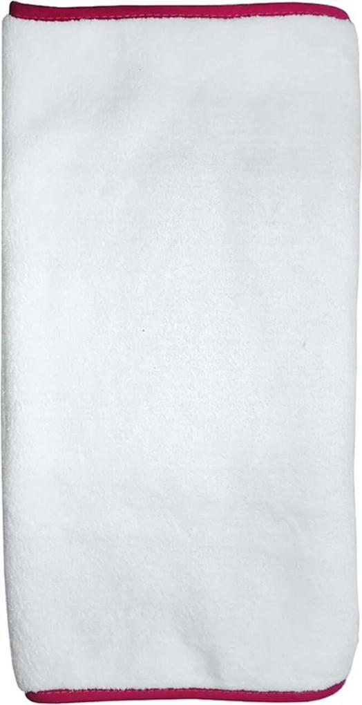 Toalha de Cabelo Seca Anti Frizz Camesa 35x75cm Cores Branca