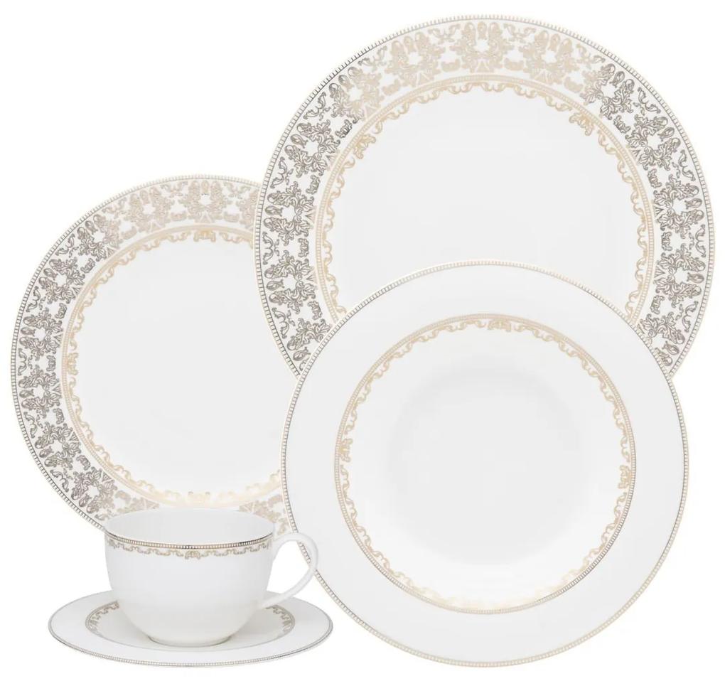 Jogo Aparelho de Jantar/Chá - Porcelana  Porcelana