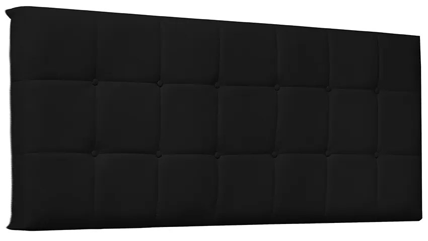 Cabeceira Painel Verona Para Cama Box Casal 140 cm Corino Preto - D'Rossi