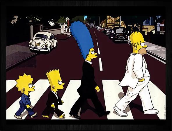 Quadro Simpsons Abbey Road