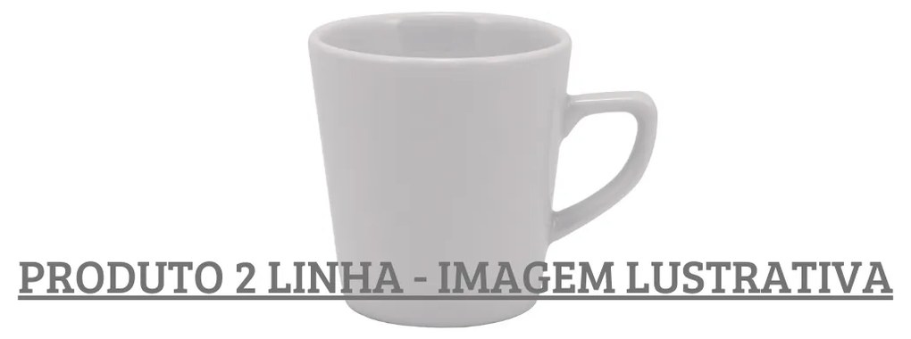 Xícara Café Sem Pires 70Ml Porcelana Schmidt - Mod. Aspen 241