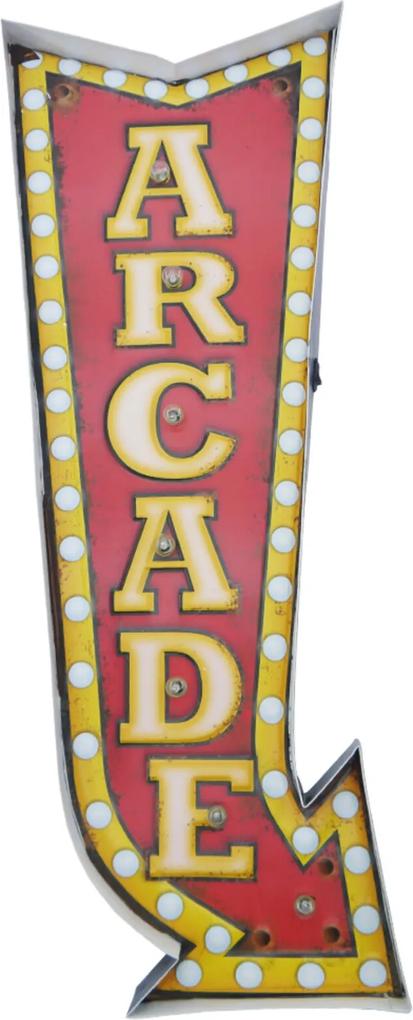 Placa de LED Kasa ideia Arcade 68x25cm